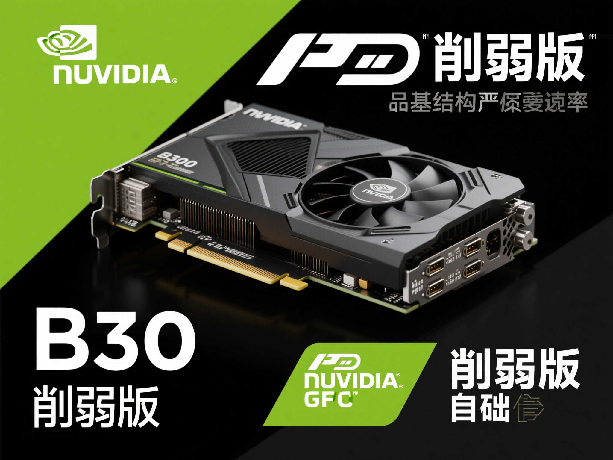 英伟达B30计算卡在中国市场受热捧,表现逼近H20的75% 英伟达B30计算卡在中国市场受热捧,表现逼近H20的75%