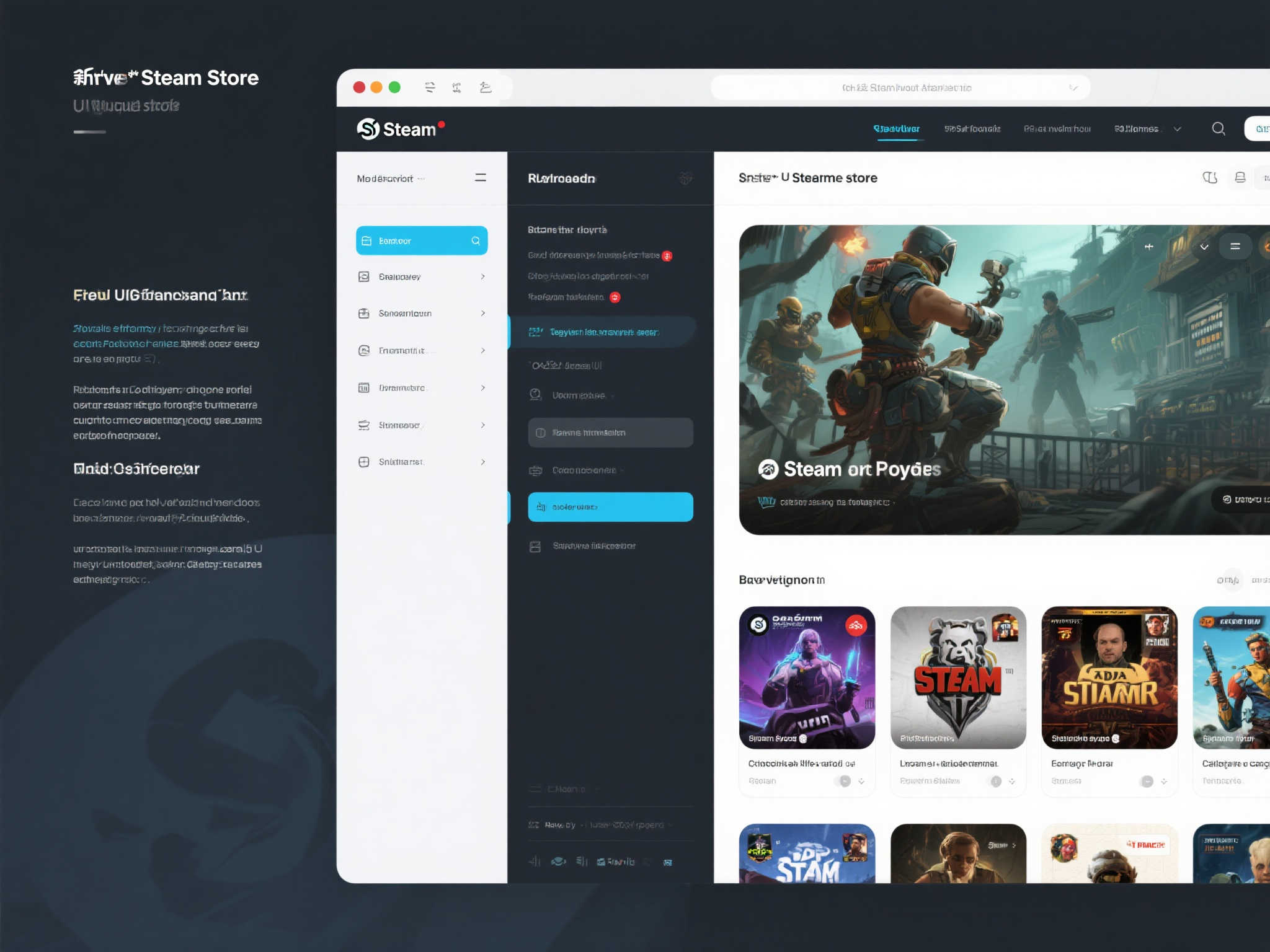 Steam商店界面焕新:菜单升级,游戏页面更宽敞 Steam商店界面焕新:菜单升级,游戏页面更宽敞
