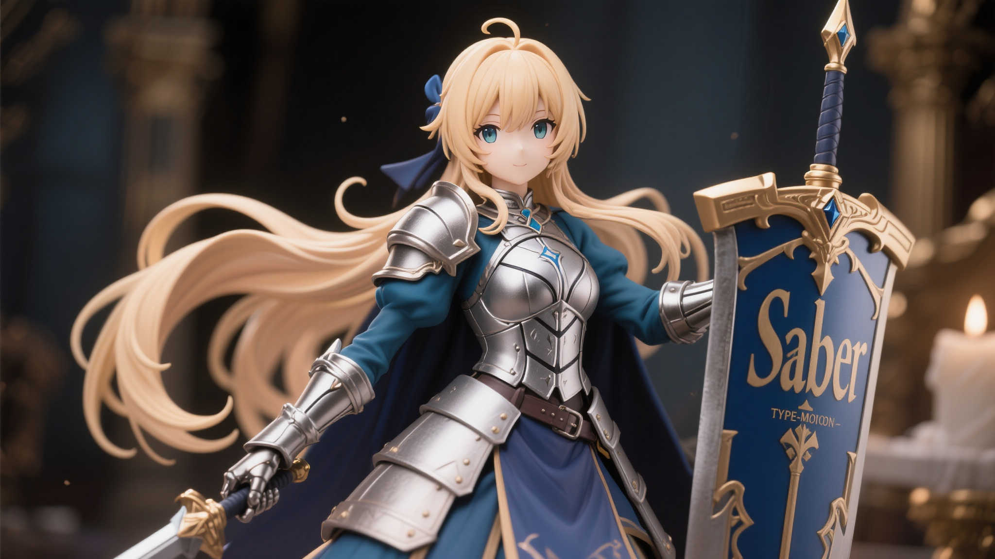 《Fate／stay night》Saber 1／7比例模型，由GSC呈现，预计2026年8月上市