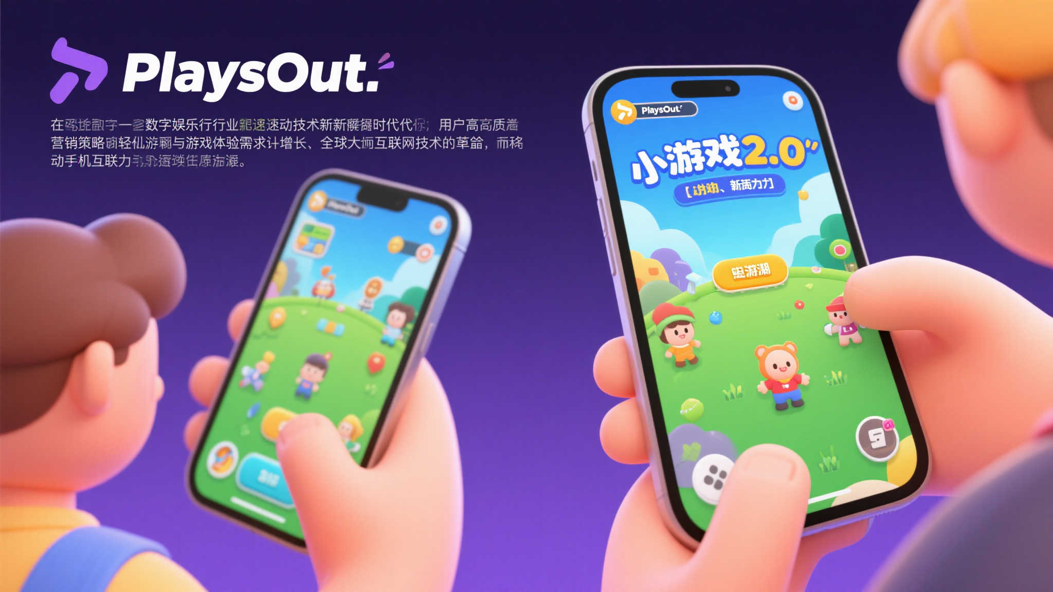 PlaysOut推动“小游戏2.0”革命,开创千亿级国际市场新篇章。 PlaysOut推动“小游戏2.0”革命,开创千亿级国际市场新篇章。